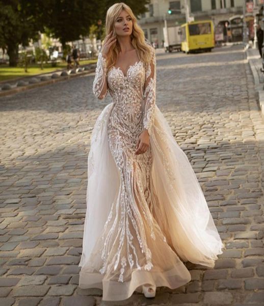 champagne wedding dresses with detachable train oksana mukha v neck appliqued lace beach wedding gowns long sleeve vestidos de nov2588404, White
champagne wedding dresses with detachable train oksana mukha v neck appliqued lace beach wedding gowns long sleeve vestidos de nov2588404, White