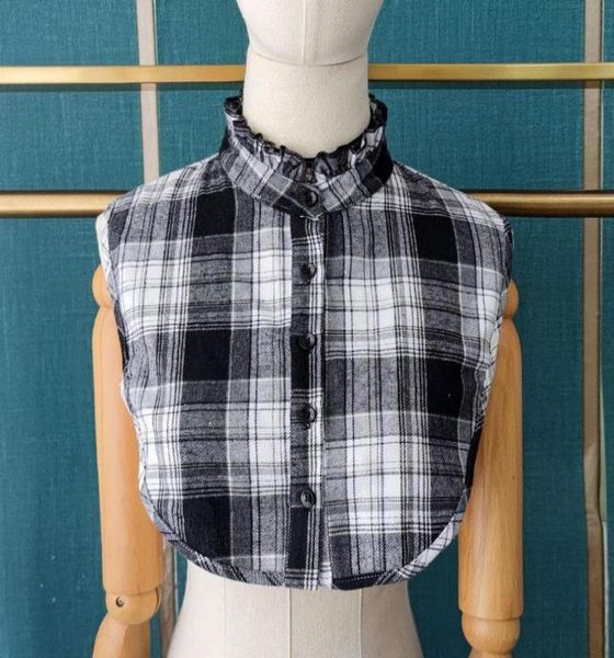 bow ties stand ruffles fake collar for women plaid shirt detachable sweater half decorative faux col female clothes tie6498747, Black;gray
bow ties stand ruffles fake collar for women plaid shirt detachable sweater half decorative faux col female clothes tie6498747, Black;gray