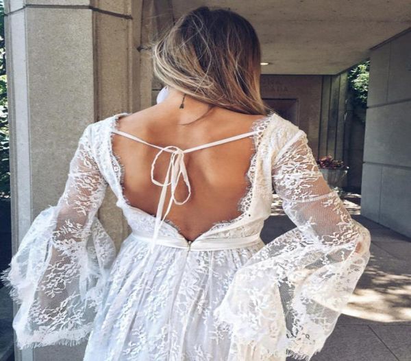 beach wedding dresses new arrival summer lace long sleeves bridal gowns backless court train lace wedding dresses plus size5619875, White
beach wedding dresses new arrival summer lace long sleeves bridal gowns backless court train lace wedding dresses plus size5619875, White