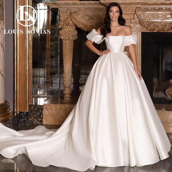 satin ball gown wedding dress for bride 2023 simple detachable short sleeves sweetheart zipper wedding gown for special occasions vestidos d, White
satin ball gown wedding dress for bride 2023 simple detachable short sleeves sweetheart zipper wedding gown for special occasions vestidos d, White