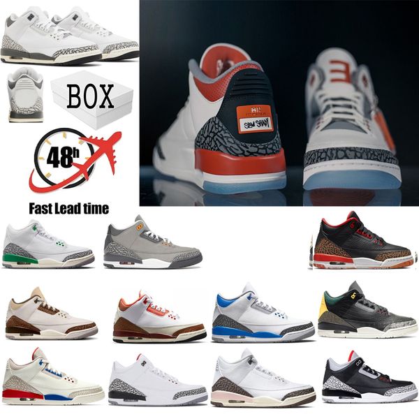 with box 3 basketball shoes men women 3s sneakers hide n' sneak (gs) wizards dark iris cardinal fire red unc lucky pine green racer blu
with box 3 basketball shoes men women 3s sneakers hide n' sneak (gs) wizards dark iris cardinal fire red unc lucky pine green racer blu