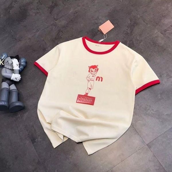 designer cartoon character mother and daughter miss meow contrast color t-shirt sweet lapel spring/summer jumper, White
designer cartoon character mother and daughter miss meow contrast color t-shirt sweet lapel spring/summer jumper, White