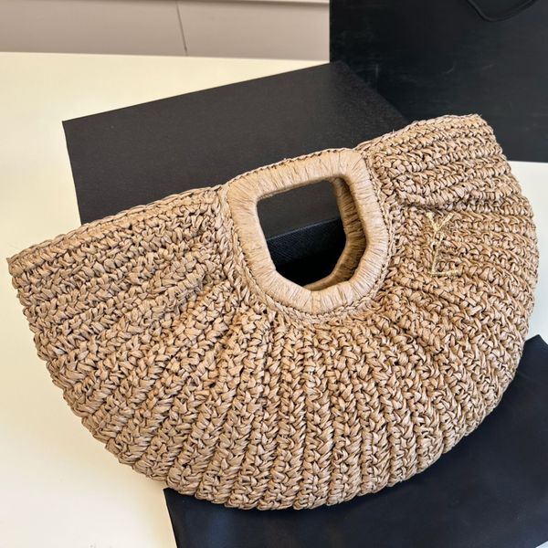 women semicircle raffia straw bag designer shopping woven cross body open beach handbag ladies summer weave shoulder bags tote
women semicircle raffia straw bag designer shopping woven cross body open beach handbag ladies summer weave shoulder bags tote