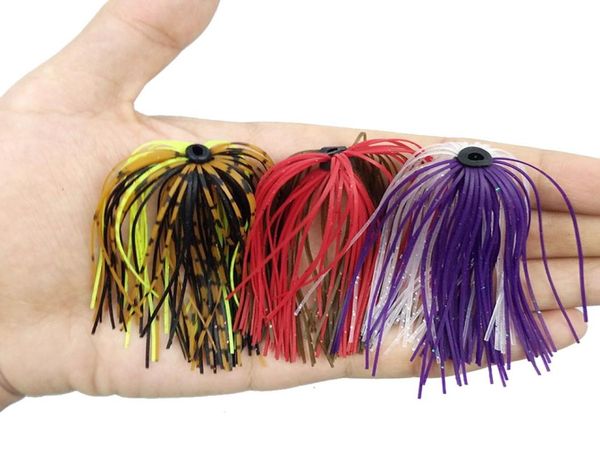 10pcs mixed color fishing rubber jig skirts 50 strands silicone skirts wire with rubber ring fly tying rubber material2357629
10pcs mixed color fishing rubber jig skirts 50 strands silicone skirts wire with rubber ring fly tying rubber material2357629