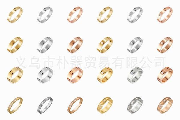 wholesale card love ring screw stainless steel gold plated non fading allergic jewelry, Silver
wholesale card love ring screw stainless steel gold plated non fading allergic jewelry, Silver