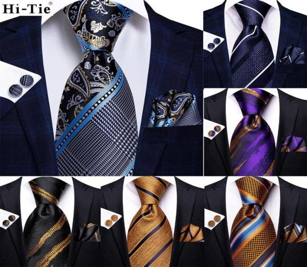 hitie navy blue striped silk wedding tie for men fashion design necktie hanky cufflink set business party dropshiping7557050, Blue;purple
hitie navy blue striped silk wedding tie for men fashion design necktie hanky cufflink set business party dropshiping7557050, Blue;purple