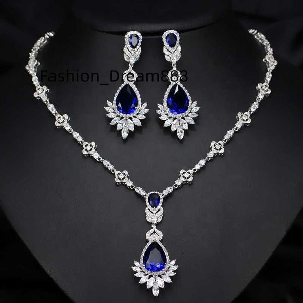 bridal silver 925 jewelry sets wedding blue green zircon pendant necklace drop earrings set for women
bridal silver 925 jewelry sets wedding blue green zircon pendant necklace drop earrings set for women