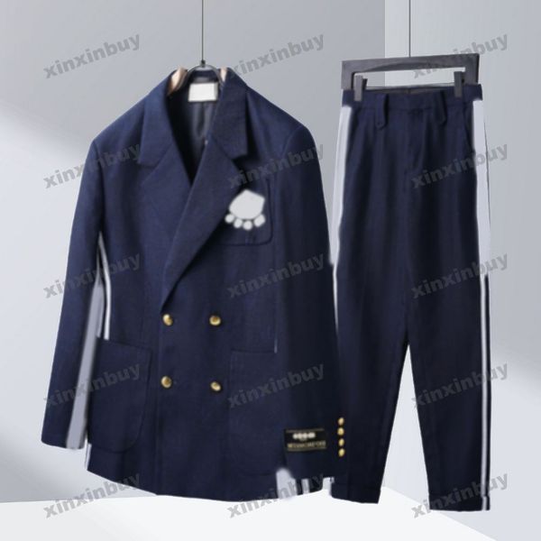 xinxinbuy men designer coat jacket paris letter jacquard pattern fabric long sleeve women khaki blue s-2xl, Black;brown
xinxinbuy men designer coat jacket paris letter jacquard pattern fabric long sleeve women khaki blue s-2xl, Black;brown