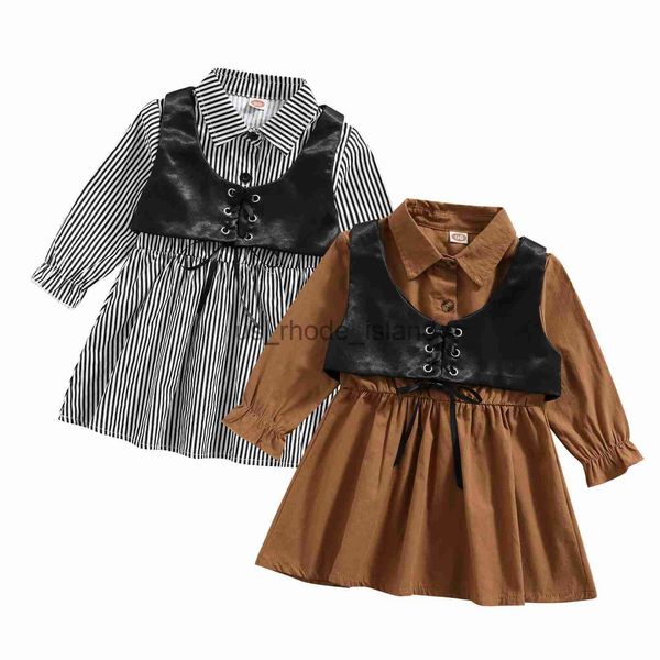 t-shirts little girls dress and camisole fashion stripe/solid color long sleeve dress with bandage vest x0628, Blue
t-shirts little girls dress and camisole fashion stripe/solid color long sleeve dress with bandage vest x0628, Blue