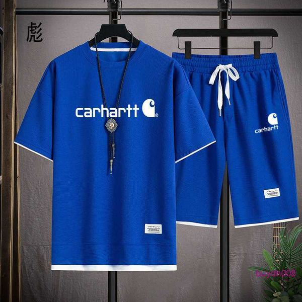 men's tracksuits trendy carhart summer new waffle short sleeve shorts two piece set for men's leisure zoqv, Gray
men's tracksuits trendy carhart summer new waffle short sleeve shorts two piece set for men's leisure zoqv, Gray