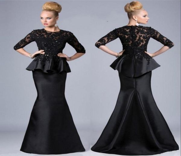mother of the bride dresses mermaid jewel neck 34 sleeves lace appliques beaded peplum plus size party dress black evening gowns7828033, Black;red
mother of the bride dresses mermaid jewel neck 34 sleeves lace appliques beaded peplum plus size party dress black evening gowns7828033, Black;red