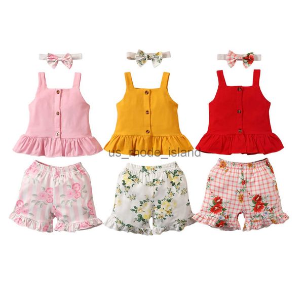 t-shirts girls summer two piece set fashion solid color ruffles suspender and flower short pants x0628, Blue
t-shirts girls summer two piece set fashion solid color ruffles suspender and flower short pants x0628, Blue