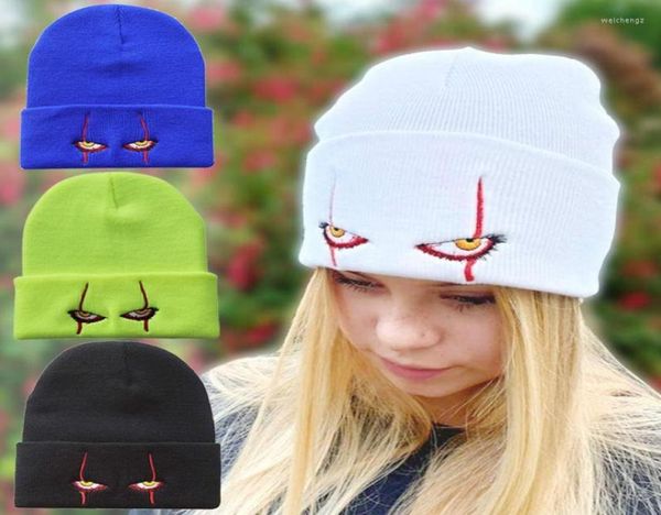 beanies embroidered woolen hat scary clown eyes knitted soft outdoor warm hedging hiphop halloween3082417, Blue;gray
beanies embroidered woolen hat scary clown eyes knitted soft outdoor warm hedging hiphop halloween3082417, Blue;gray