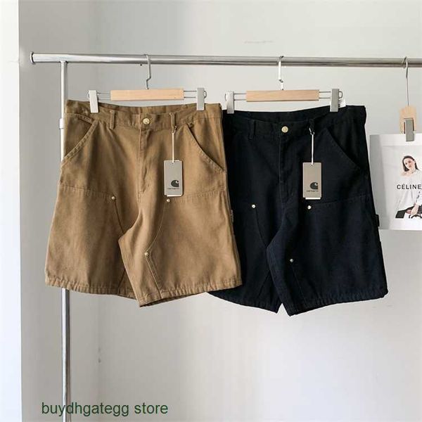 23z0 fashion men's and women's shorts tooling brand carhart woodcutting pants spring classic label multi pocket double knee cargo, White;black
23z0 fashion men's and women's shorts tooling brand carhart woodcutting pants spring classic label multi pocket double knee cargo, White;black