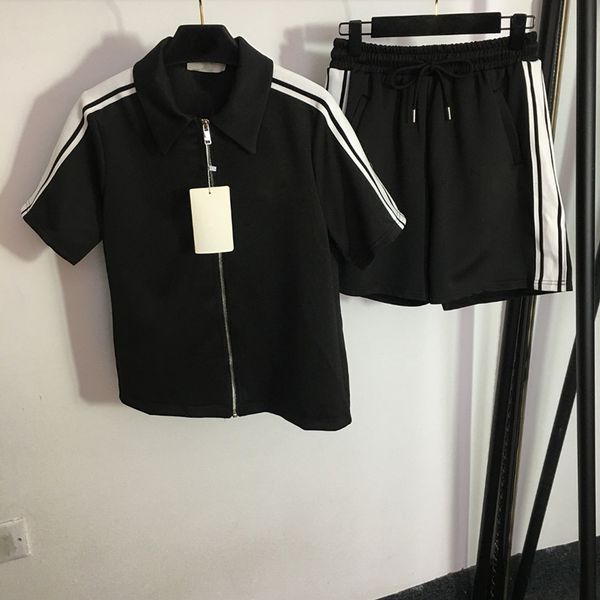 creative zipper jacket tracksuits trendy cotton two pieces set letters embroidery coat shorts ladies brand sport tracksuit clothing, Black
creative zipper jacket tracksuits trendy cotton two pieces set letters embroidery coat shorts ladies brand sport tracksuit clothing, Black