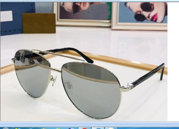 2023 women men sunglasses silver black thin metal full frame grey oval glasses available with box, White;black
2023 women men sunglasses silver black thin metal full frame grey oval glasses available with box, White;black