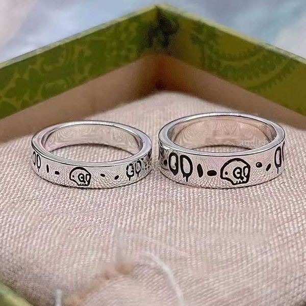 fashion mens designer ring love rings for women ghost skull luxury ring plated vintage silver letter homme bague
fashion mens designer ring love rings for women ghost skull luxury ring plated vintage silver letter homme bague