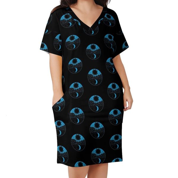 plus size dresses symbol night day dress size sun and moon print aesthetic casual female summer v neck stylish birthday present 230627, Black
plus size dresses symbol night day dress size sun and moon print aesthetic casual female summer v neck stylish birthday present 230627, Black