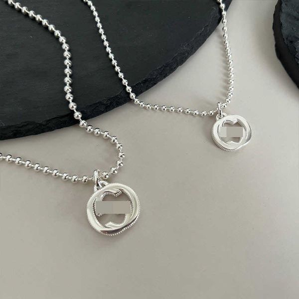 classic double interlocking sterling silver tooth pattern round bead necklace couple collar chain valentine's day gift
classic double interlocking sterling silver tooth pattern round bead necklace couple collar chain valentine's day gift