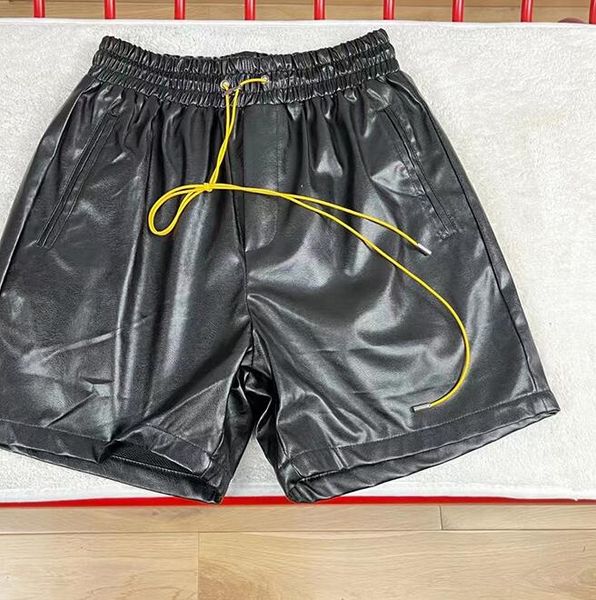 casual black green burgundy pu leather shorts men women streetwear long drawstring breeches
casual black green burgundy pu leather shorts men women streetwear long drawstring breeches