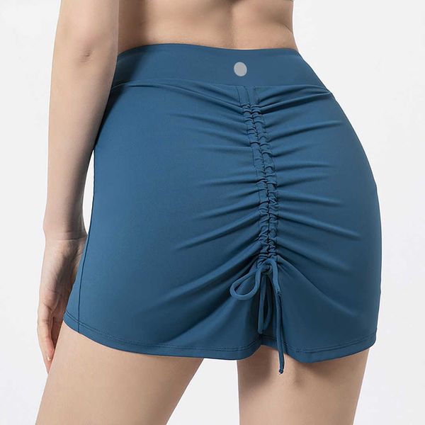 yoga summer sport lulu women shirt skirts running solid color drawstring hip-lifting anti exposure fitness short skirt woman lemon exercise
yoga summer sport lulu women shirt skirts running solid color drawstring hip-lifting anti exposure fitness short skirt woman lemon exercise