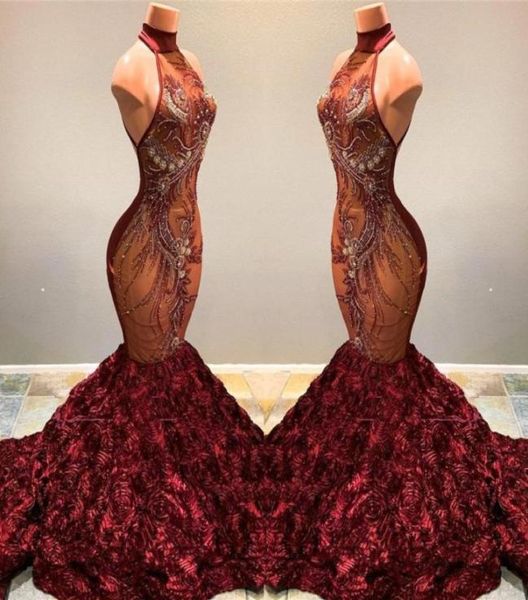 2020 stunning african mermaid prom dresses burgundy long high neck beading crystal ruffles flowers women pageant party gowns 4786724, Black
2020 stunning african mermaid prom dresses burgundy long high neck beading crystal ruffles flowers women pageant party gowns 4786724, Black
