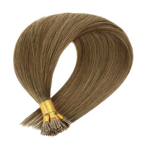 stock i tip virgin hair extensions brown thick ends keratin high-end stick human prebonded hair for white women 100g/set 100pcs/100g 12-30 i, Black
stock i tip virgin hair extensions brown thick ends keratin high-end stick human prebonded hair for white women 100g/set 100pcs/100g 12-30 i, Black