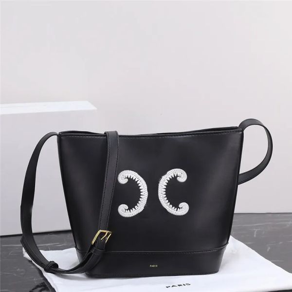 designer luxury handbags purse bucket cuir in smooth calfskin leather black shoulder bag 9005
designer luxury handbags purse bucket cuir in smooth calfskin leather black shoulder bag 9005