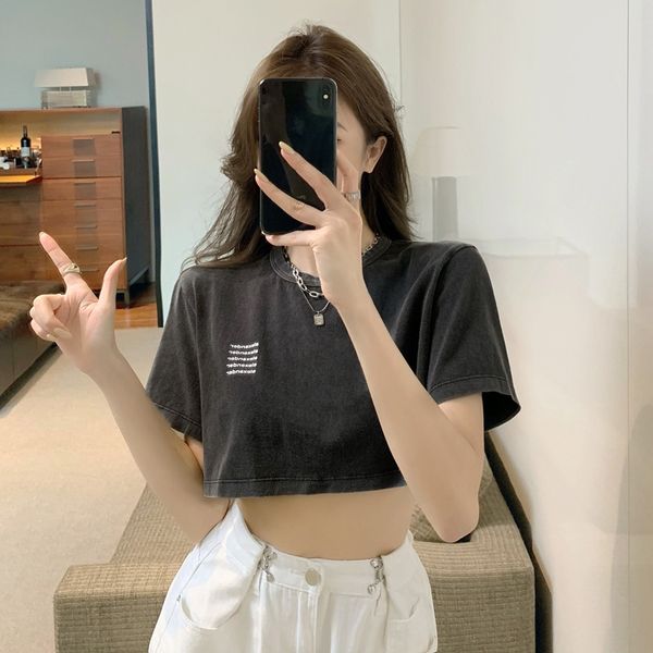 crew neck tshirt designer clothes women t shirts short sleeve white black color round neck letter print crop tee female casual streetwear s-
crew neck tshirt designer clothes women t shirts short sleeve white black color round neck letter print crop tee female casual streetwear s-