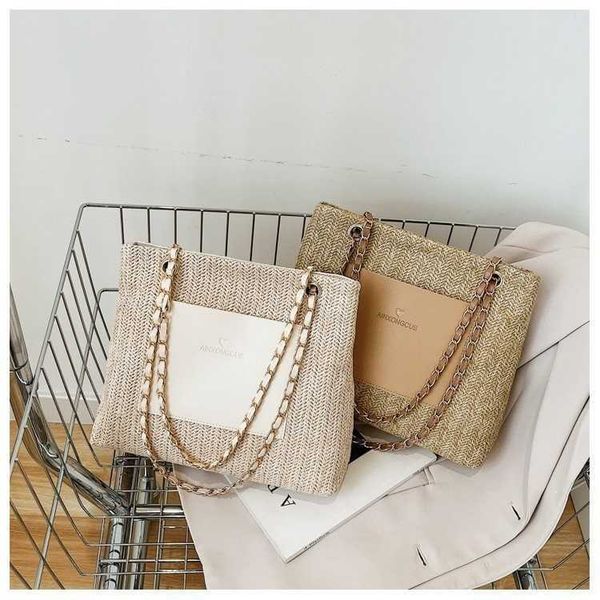new summer versatile ins straw woven bag edition simple large capacity fashion one shoulder tote bag handbag 
new summer versatile ins straw woven bag edition simple large capacity fashion one shoulder tote bag handbag