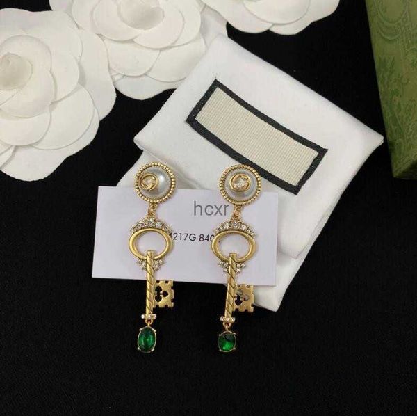 2023 chic double letter charm earrings with gift box embossed stamp studs eardrop dangler for women party anniversary, Golden
2023 chic double letter charm earrings with gift box embossed stamp studs eardrop dangler for women party anniversary, Golden