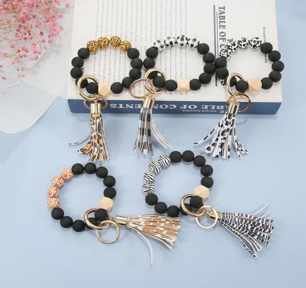 wooden beads bangle wristlet leopard print plaid bracelet jewelry tassel key ring party favor keychain bags hanging pendant fashio3592877, Red;brown
wooden beads bangle wristlet leopard print plaid bracelet jewelry tassel key ring party favor keychain bags hanging pendant fashio3592877, Red;brown