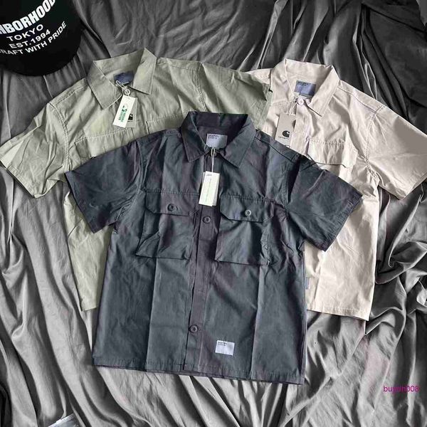 men's casual shirt carhart wip military uniform style overalls short sleeve multi-pocket shirt joker shirt summer lfhi, White;black
men's casual shirt carhart wip military uniform style overalls short sleeve multi-pocket shirt joker shirt summer lfhi, White;black