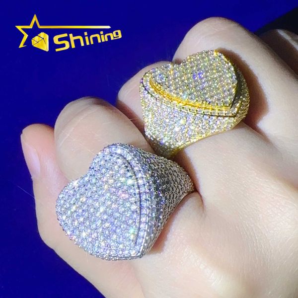 iced out 925 silver jewelry lab diamond rings hiphop layer heart moissanite ring with gra certificate
iced out 925 silver jewelry lab diamond rings hiphop layer heart moissanite ring with gra certificate