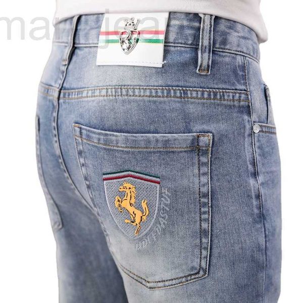 men's jeans designer european high-end fashion brand light blue jeans men's slim fit elastic embroidered leggings summer azsc
men's jeans designer european high-end fashion brand light blue jeans men's slim fit elastic embroidered leggings summer azsc