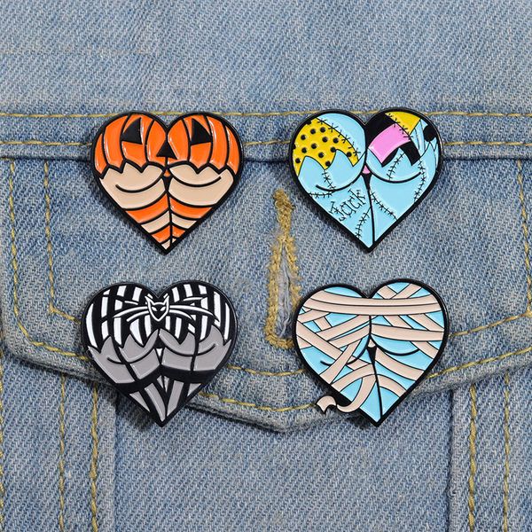 halloween enamel pins custom heart shaped cosplay brooches lapel badges punk gothic jewelry gift for friends, Blue
halloween enamel pins custom heart shaped cosplay brooches lapel badges punk gothic jewelry gift for friends, Blue