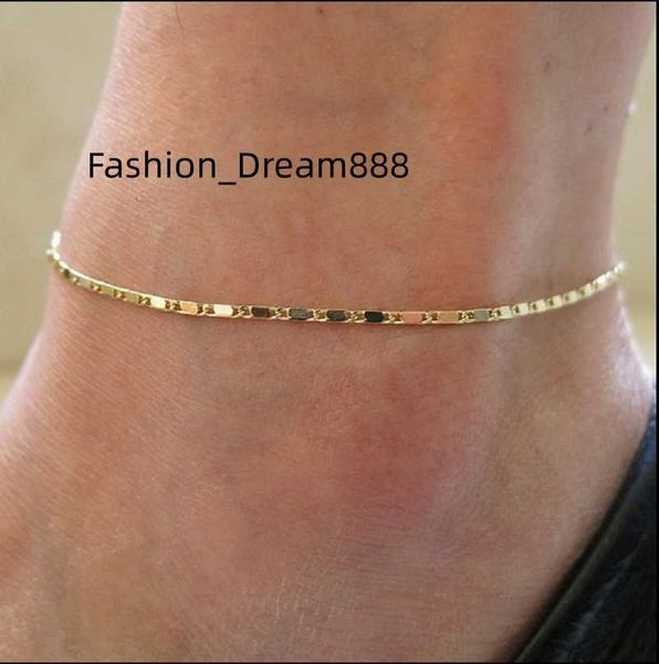 women simple gold chain anklet ankle bracelet barefoot sandal beach foot jewelry, Red;blue
women simple gold chain anklet ankle bracelet barefoot sandal beach foot jewelry, Red;blue