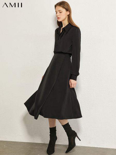 two piece dress amii minimalism elegant women autumn shirt high waist skirt office lady blouse long female 12130553 230627, White
two piece dress amii minimalism elegant women autumn shirt high waist skirt office lady blouse long female 12130553 230627, White