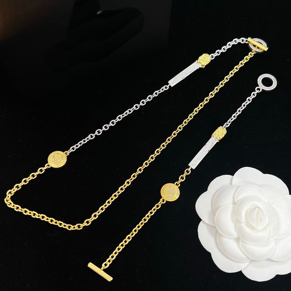 gold and silver chain splicing fashion banshee gold necklace bracelet sets brass ladies designer jewelry birthday anniversary gifts xms22 --, Black
gold and silver chain splicing fashion banshee gold necklace bracelet sets brass ladies designer jewelry birthday anniversary gifts xms22 --, Black