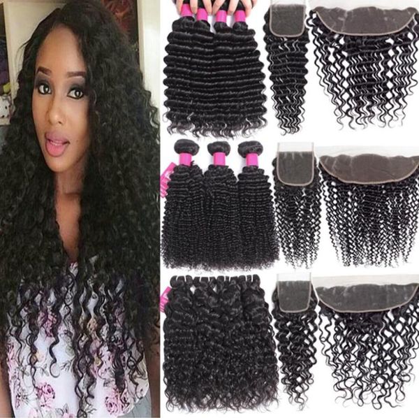 9a brazilian human hair weave with closures 4x4 lace closure or 13x4 lace frontal closure curly deep wave human hair bundles with 3205507, Black
9a brazilian human hair weave with closures 4x4 lace closure or 13x4 lace frontal closure curly deep wave human hair bundles with 3205507, Black