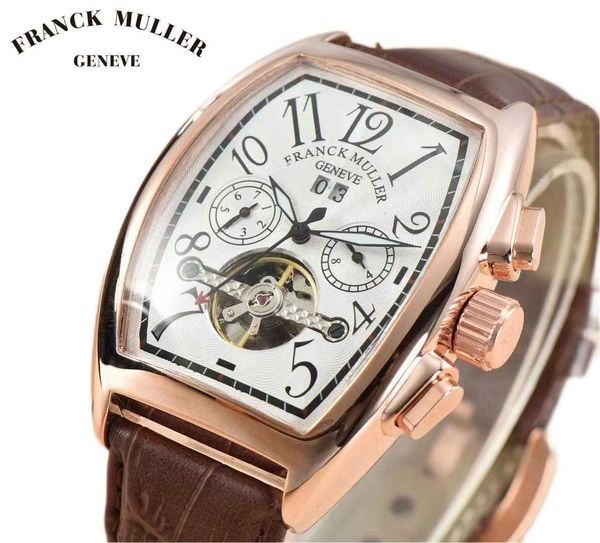 other watches franck muller men's watches automatic mechanical sports watch men wrist waterproof clock luxury leather casual tonneau wa, Slivery;black
other watches franck muller men's watches automatic mechanical sports watch men wrist waterproof clock luxury leather casual tonneau wa, Slivery;black