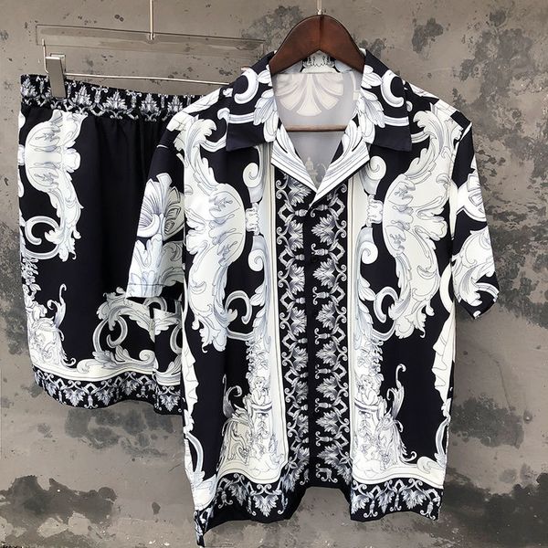 mens tracksuits hawaiian shirt streetwear artistic abstract shirts men tracksuit set hip hop casual beach holiday short sleeve suit 230627, Gray
mens tracksuits hawaiian shirt streetwear artistic abstract shirts men tracksuit set hip hop casual beach holiday short sleeve suit 230627, Gray