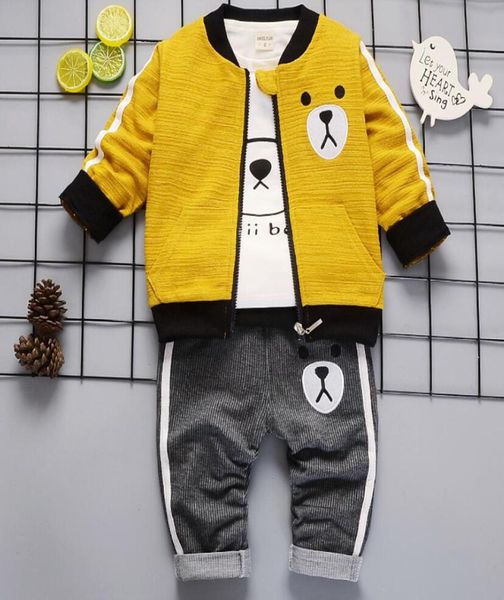 children boy clothes 3pcs tracksuit for boys sport hooded coat pants cartoon bear baby suit baby clothing set1733663, White
children boy clothes 3pcs tracksuit for boys sport hooded coat pants cartoon bear baby suit baby clothing set1733663, White