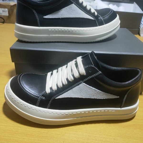 rick ro 22 new infringement rick leather face four color round head genuine leather triangle black and white low shoes trendy shoes thick so
rick ro 22 new infringement rick leather face four color round head genuine leather triangle black and white low shoes trendy shoes thick so