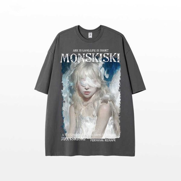 hip-hop american retro short sleeve t-shirt men's china-chic brand summer european and american high street niche design loose ins stus, White;black
hip-hop american retro short sleeve t-shirt men's china-chic brand summer european and american high street niche design loose ins stus, White;black