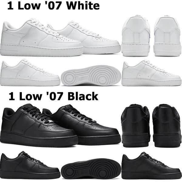 

Designer af1 one running shoes men women 1 low 07 Triple White Black mens womens trainers outdoor sports platform flat sneakers