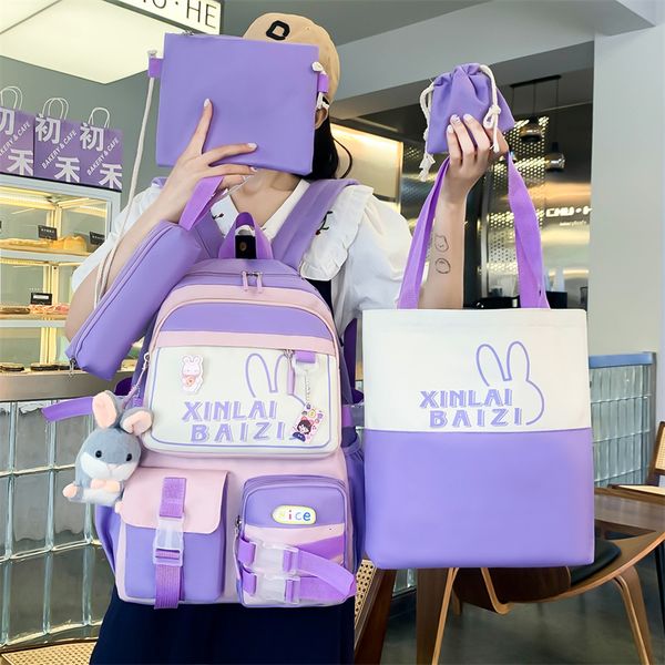 school bags 5 in 1 waterproof women backpack multiple pockets school bag for girls large capacity student backpacks outdoor travel backpacks
school bags 5 in 1 waterproof women backpack multiple pockets school bag for girls large capacity student backpacks outdoor travel backpacks