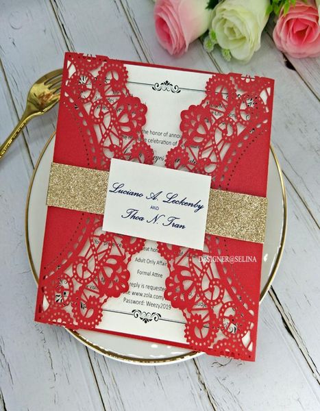 chinese red laser cut wedding invitations with tag and glitter belt elegant lace floral invitations for bridal shower birthday gra5372114, Black
chinese red laser cut wedding invitations with tag and glitter belt elegant lace floral invitations for bridal shower birthday gra5372114, Black