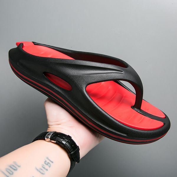 slippers men flip flops outdoor indoor beach sandals trend thick sole soft slides casual shoes 230628, Black
slippers men flip flops outdoor indoor beach sandals trend thick sole soft slides casual shoes 230628, Black