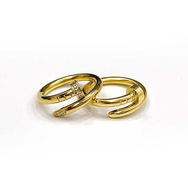 original designer specially inlaid diamond carti nail ring without titanium steel stainless couple fashion p711, Silver
original designer specially inlaid diamond carti nail ring without titanium steel stainless couple fashion p711, Silver